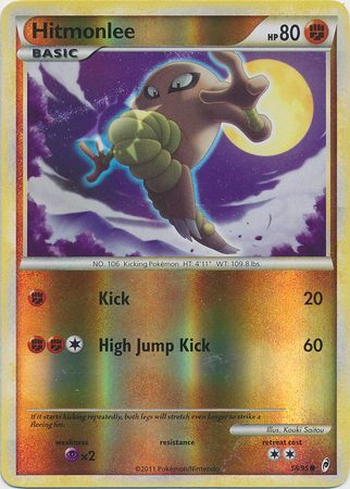 Hitmonlee - 58/95 - Common - Reverse Holo