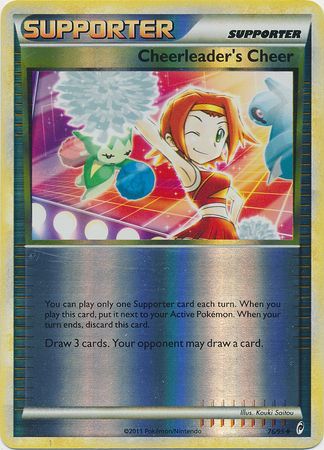 Cheerleaders Cheer - 76/95 - Uncommon - Reverse Holo