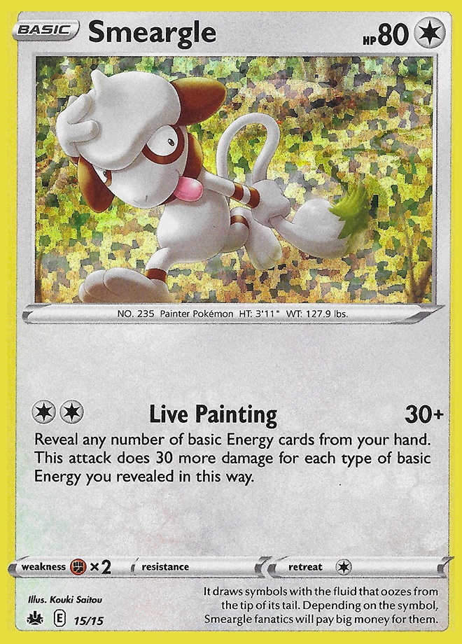 Smeargle - 15/15 - McDonalds Promos 2022 - Holo