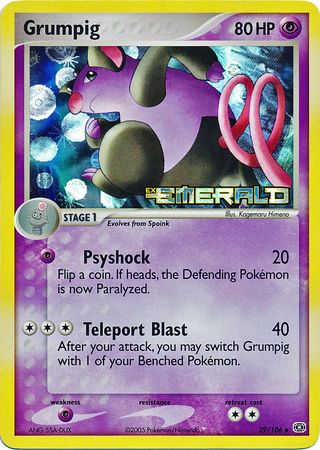 Grumpig - 29/106 - Uncommon - Reverse Holo