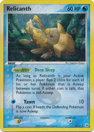 Relicanth - 24/101 - Rare - Reverse Holo