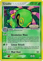 Cradily - 3/92 - Holo Rare - Reverse Holo