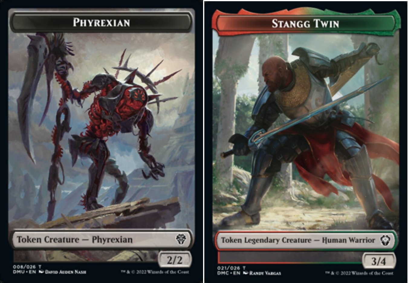 Phyrexian Token // Stangg Twin Token - Foil
