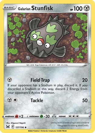Galarian Stunfisk - 127/196