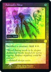 Ashnod's Altar - Foil - Retro Schematic - Serialized
