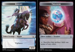 Knight (010) // Treasure (020) Double-Sided Token
