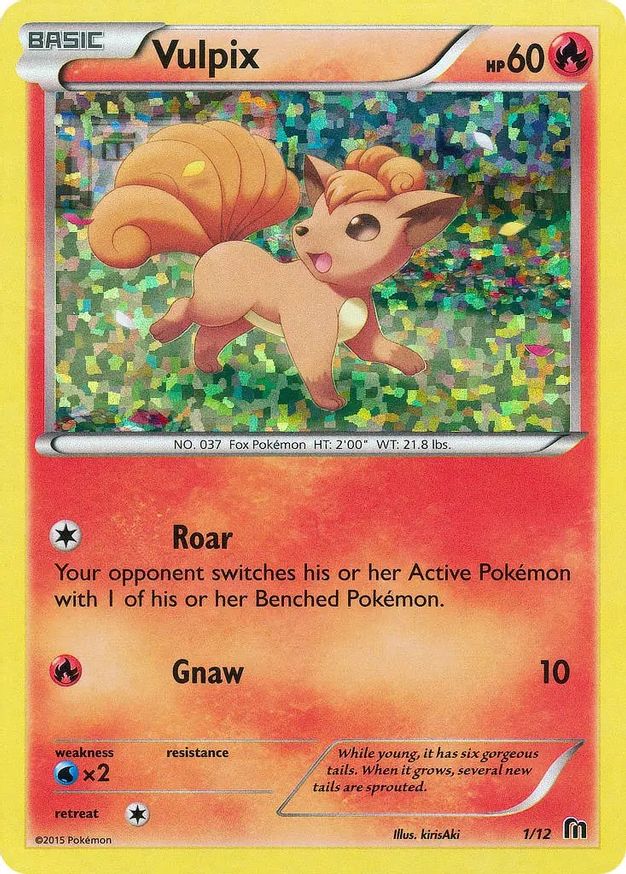 Vulpix - 1/12 - McDonalds Promos 2016 - Holo