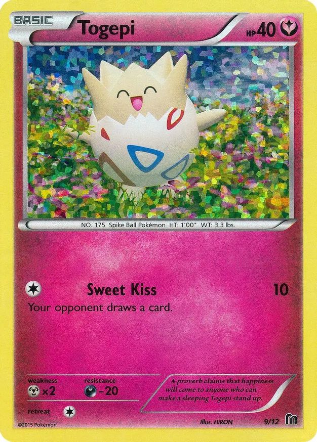 Togepi - 9/12 - McDonalds Promos 2016 - Holo