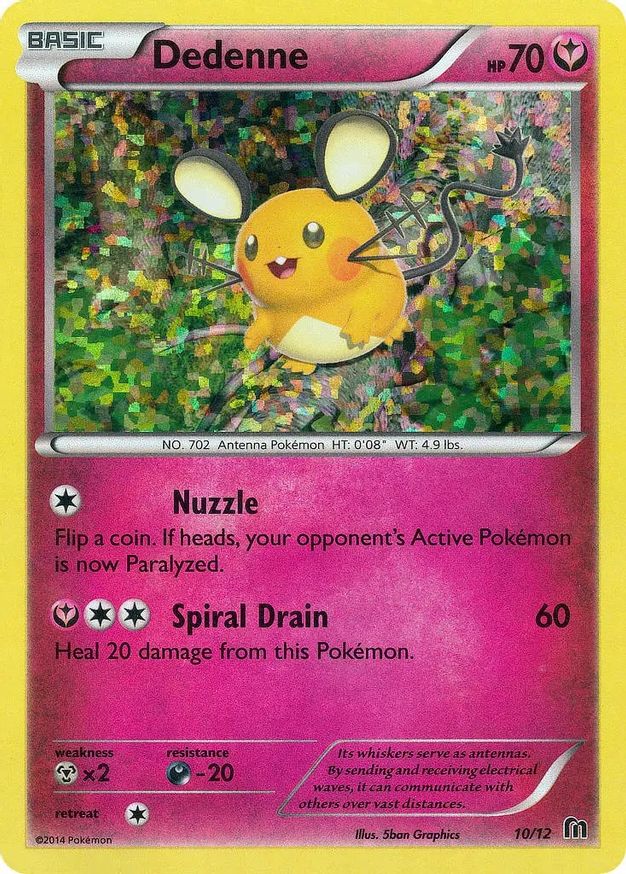 Dedenne - 10/12 - McDonalds Promos 2016 - Holo