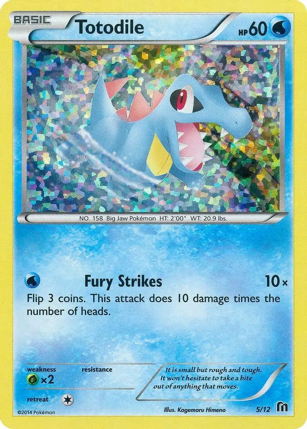 Totodile - 5/12 - McDonalds Promos 2016 - Holo