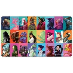 Ultra Pro - Commander Masters White Stitched Standard Gaming Playmat for Magic: The Gathering