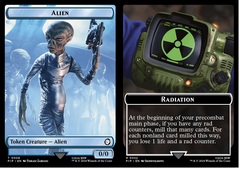 Alien (0006) // Radiation (0022) - Foil - Double-Sided Token