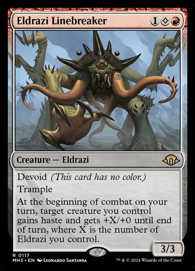 Eldrazi Linebreaker - Foil - Prerelease Promo