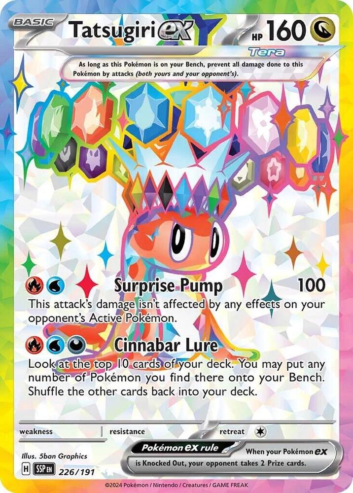 Tatsugiri ex - 226/191 - Ultra Rare