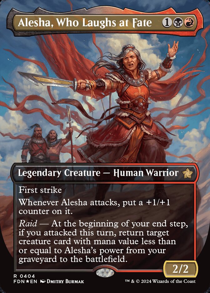 Alesha, Who Laughs at Fate - Mana Foil - Borderless