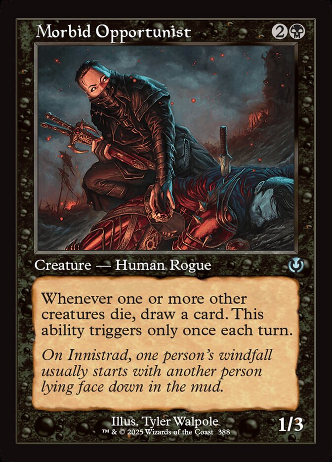 Morbid Opportunist - Foil - Retro Frame