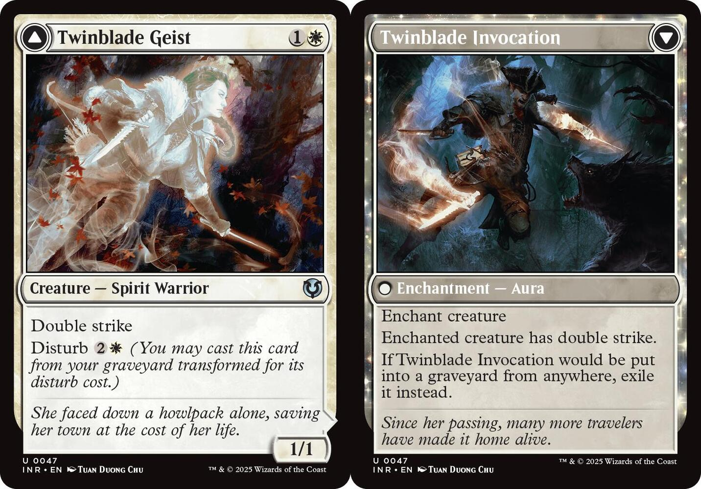 Twinblade Geist // Twinblade Invocation - Foil