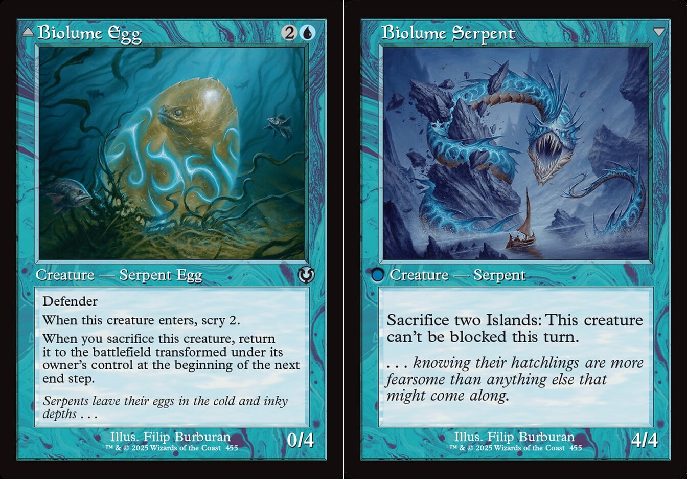 Biolume Egg // Biolume Serpent - Retro Frame