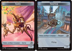 Servo // Thopter (0009) Double-Sided Token - Foil