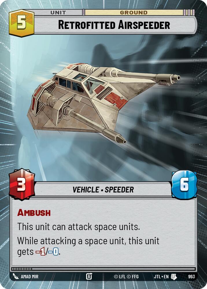 Retrofitted Airspeeder - Hyperspace - Foil