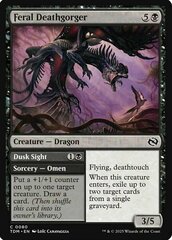 Feral Deathgorger // Dusk Sight - Foil