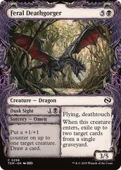 Feral Deathgorger // Dusk Sight - Foil - Showcase