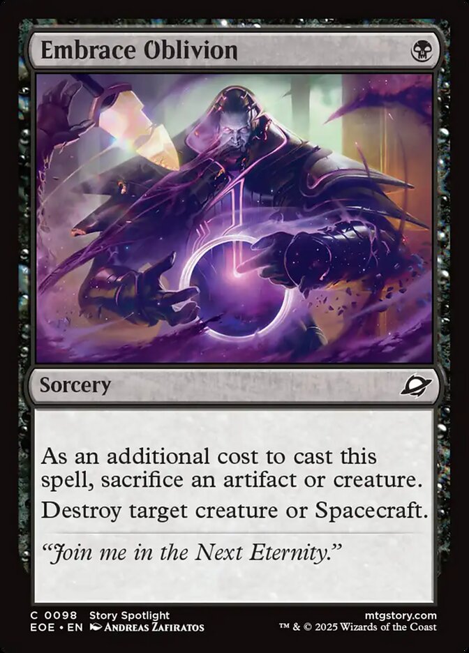Embrace Oblivion - Foil
