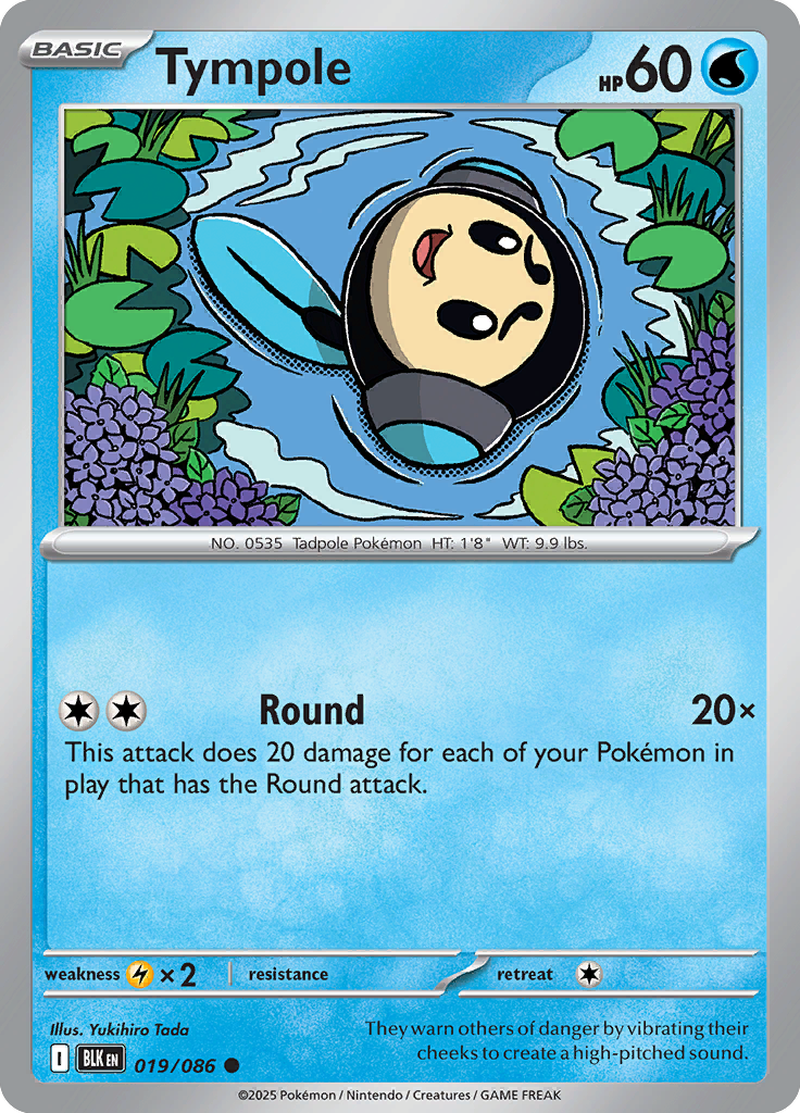 Tympole - 019/086 - Common - Reverse Holo
