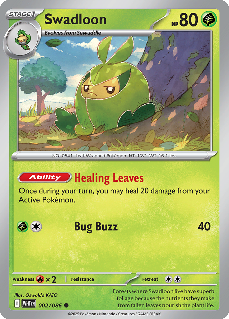 Swadloon - 002/086 - Common - Reverse Holo