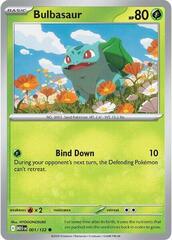 Bulbasaur - 001/132 - Common - Reverse Holo