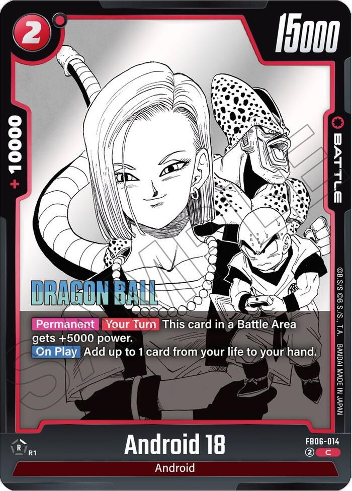 Android 18 - FB06-014 - C - Holofoil