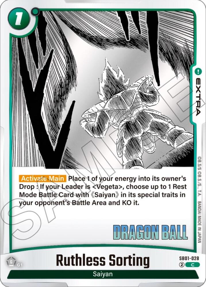 Ruthless Sorting - SB01-028 - C - Holofoil