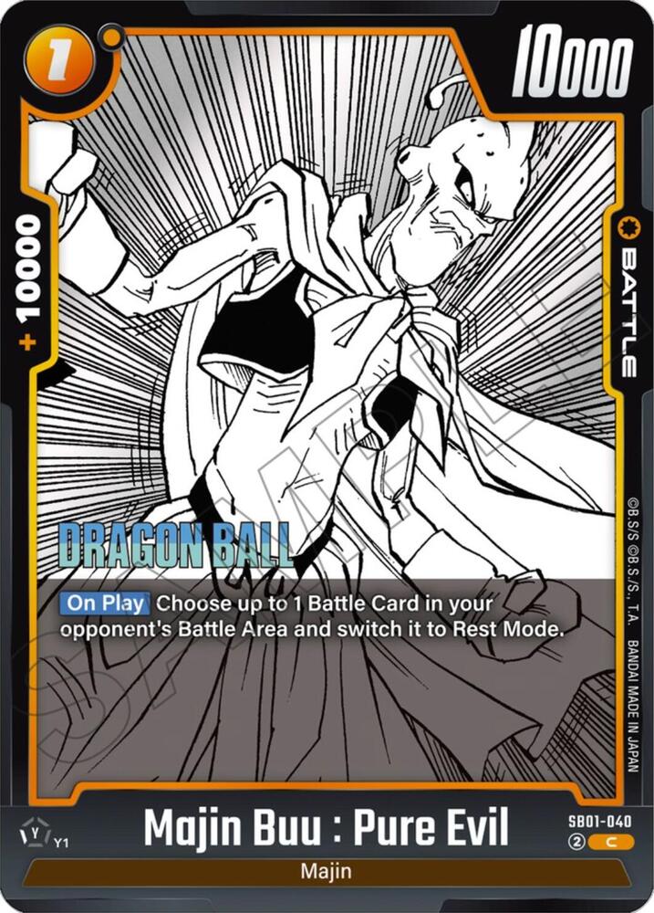 Majin Buu : Pure Evil - SB01-040 - C - Holofoil