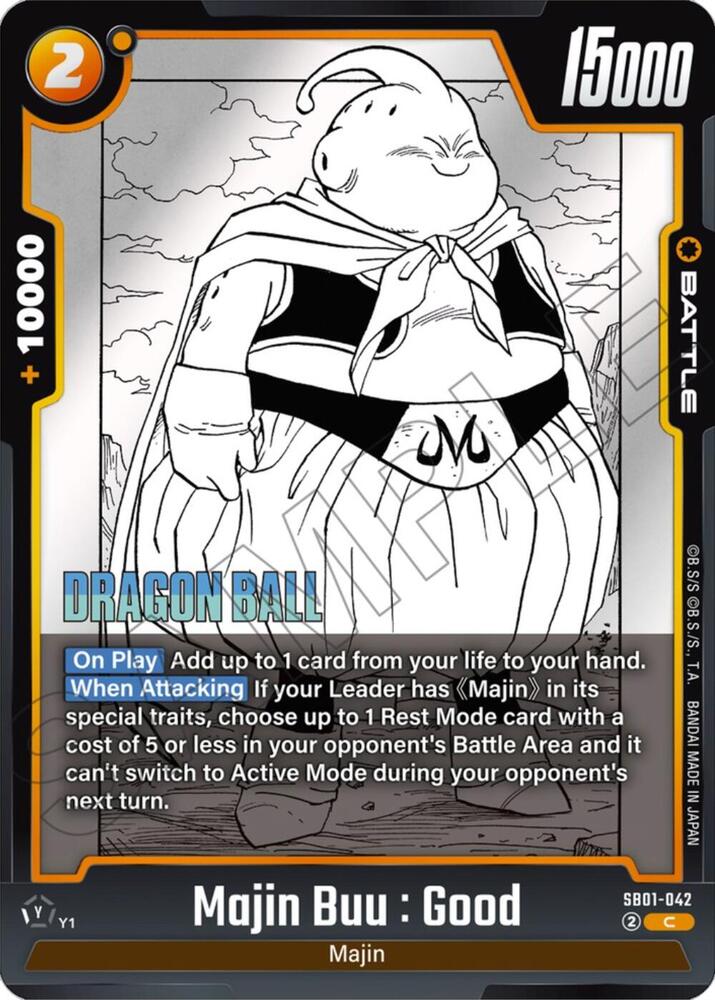 Majin Buu : Good - SB01-042 - C - Holofoil