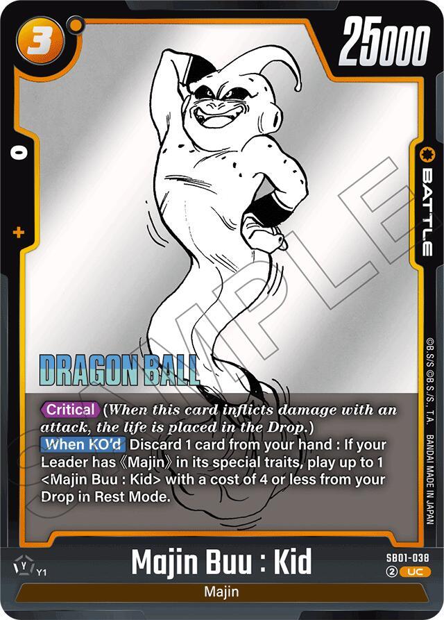 Majin Buu : Kid - SB01-038 - UC - Holofoil