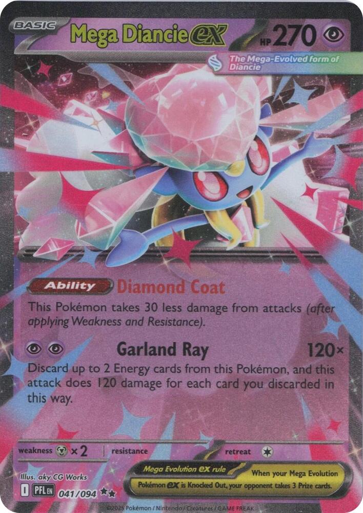Mega Diancie ex - 041/094 - Double Rare