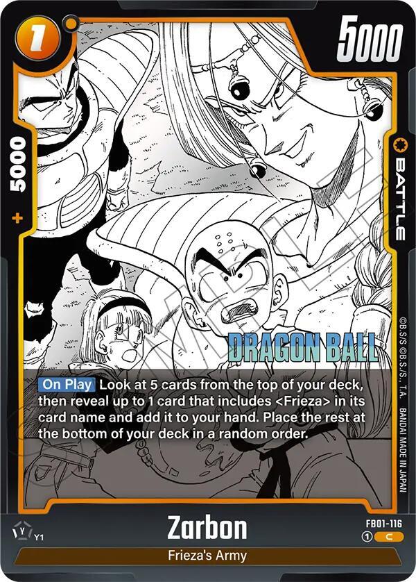 Zarbon - FB01-116 - C - Holofoil