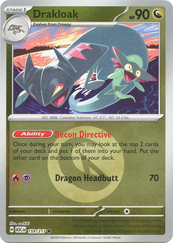 Drakloak (Energy Symbol) - 159/217 - Common - Reverse Holo