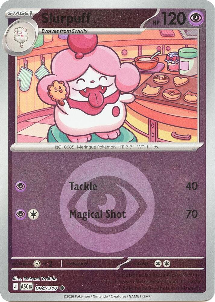 Slurpuff (Energy Symbol) - 094/217 - Uncommon - Reverse Holo