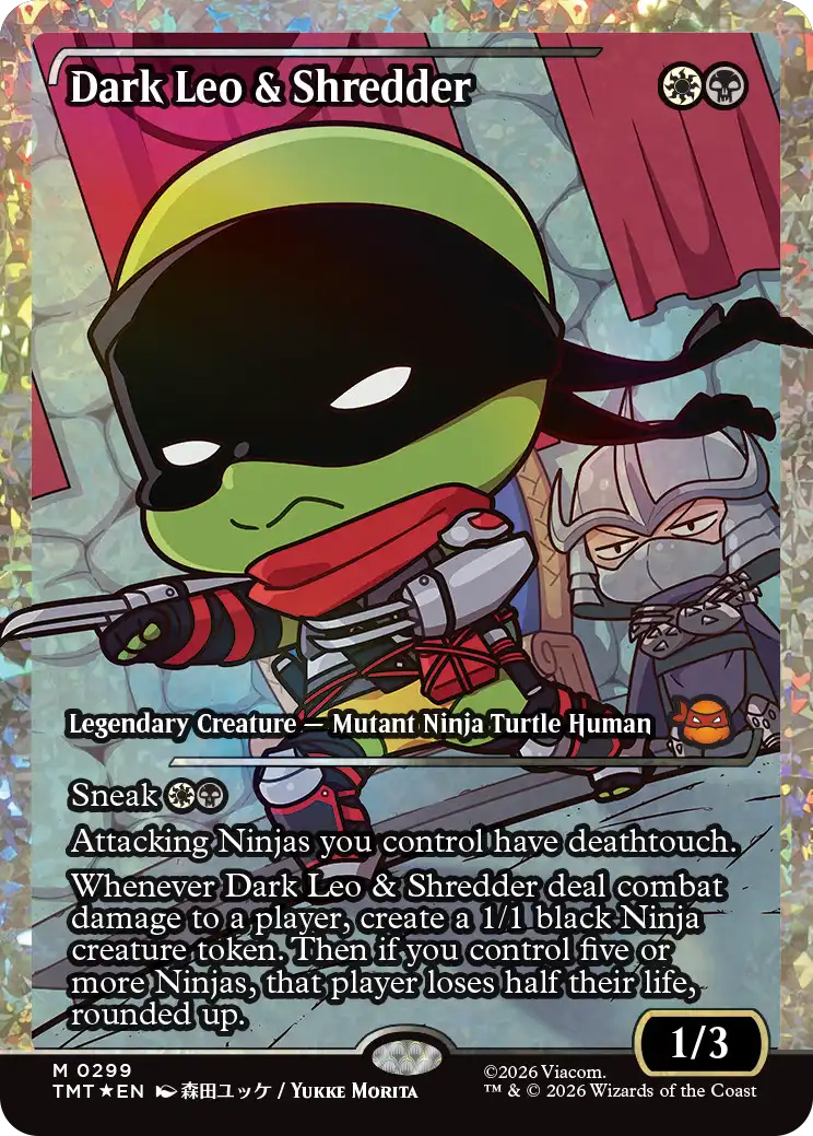 Dark Leo & Shredder - Fracture Foil - Showcase