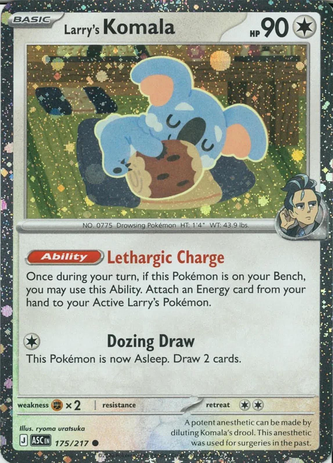 Larry's Komala - 175/217 - Common - Cosmos Holo