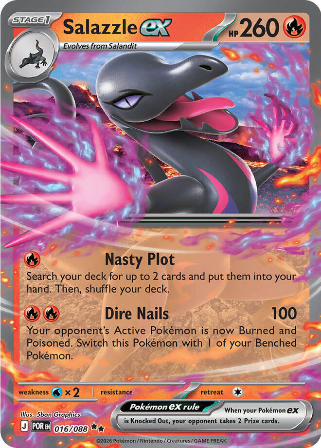 Salazzle ex - 016/088 - Double Rare