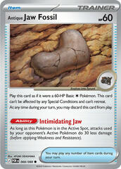 Antique Jaw Fossil - 068/088 - Common - Reverse Holo
