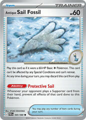 Antique Sail Fossil - 069/088 - Common - Reverse Holo