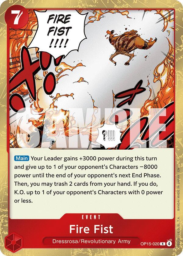 Fire Fist - OP15-020 - R - Foil