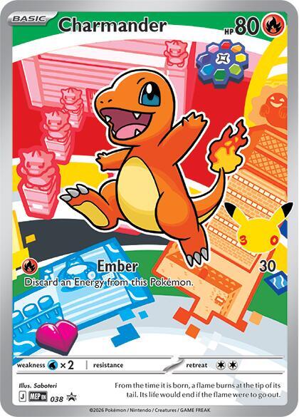 Charmander - MEP038 - MEP Black Star Promos