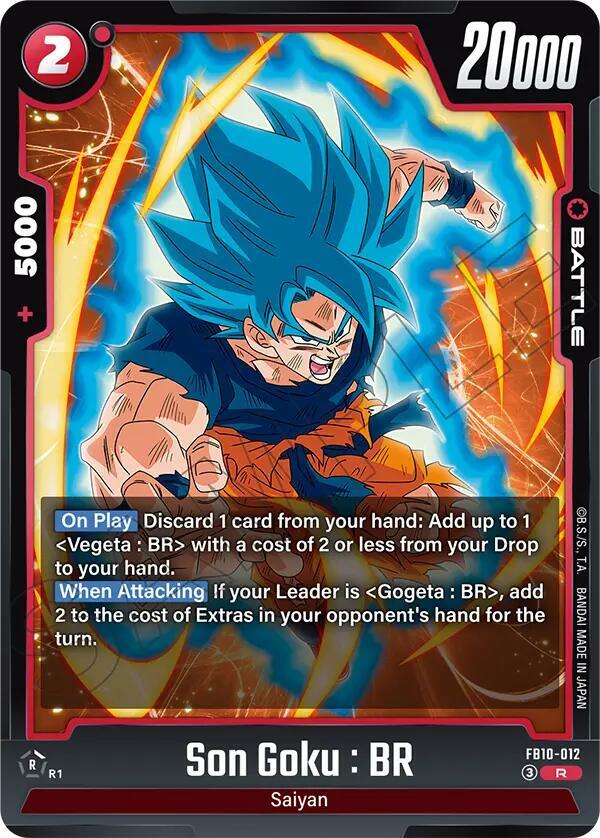 Son Goku : BR - FB10-012 - R - Holofoil