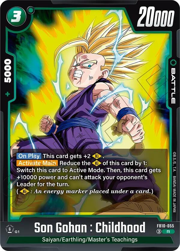 Son Gohan : Childhood - FB10-055 - R - Holofoil