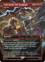 Call Forth the Tempest - Foil - Borderless
