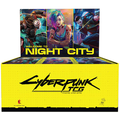 Cyberpunk TCG Retail Booster Display